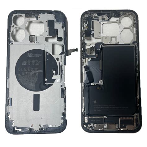 Chassis Arrière iPhone 15 Pro Max sans Vitre Arrière avec Batterie