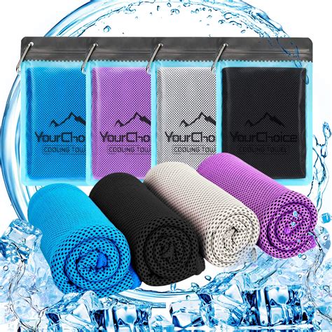 Your Choice Cooling Towels for Neck and Face (12''x40'') - Workout, Gym