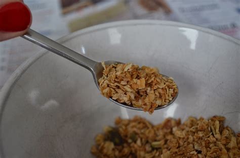 La Petite Poussi Re Celle Qui Se Pr Pare Un Petit Granola Maison Light