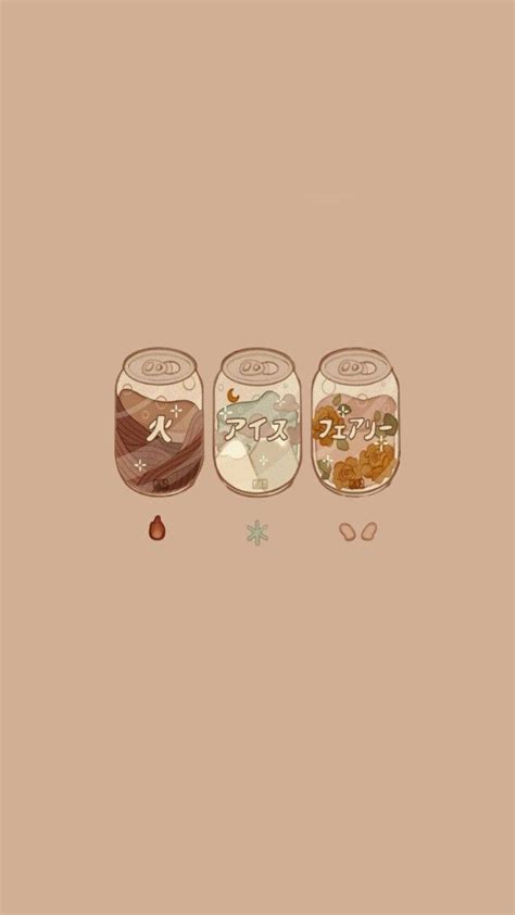 Download Aesthetic Brown Can Juice Art Wallpaper | Wallpapers.com