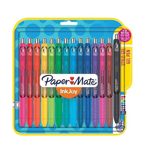 Paper Mate Inkjoy Retractable Gel Pens Mm Medium Point Assorted Color