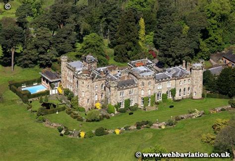 Cholmondeley Castle in Cheshire, UK is known for its gardens ...