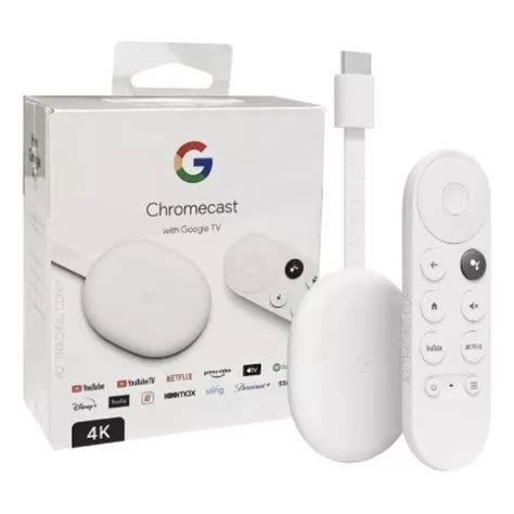 Google Chromecast With Google Tv De Voz K Gb Gb Ram Env O Gratis