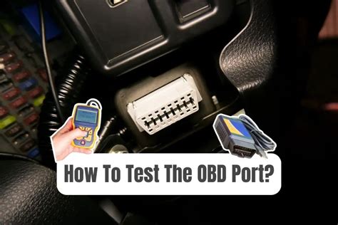 How To Test OBD Port Fix An OBDII Connector Is Not Working