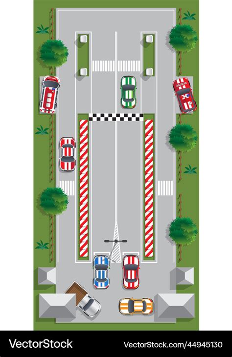 Drag racing Royalty Free Vector Image - VectorStock