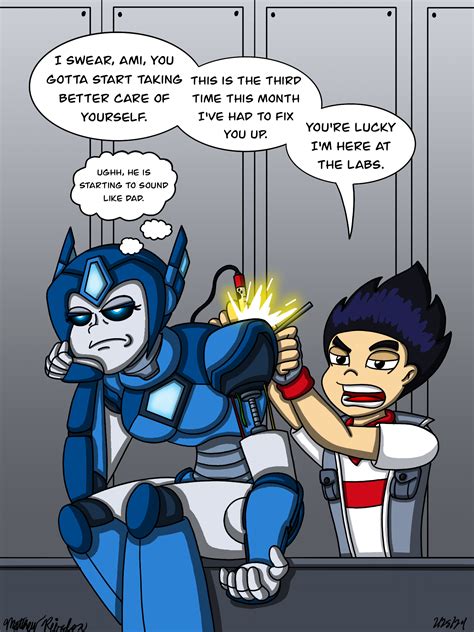 Tech Troubles and Teamwork by Greninja-Guy97 on DeviantArt