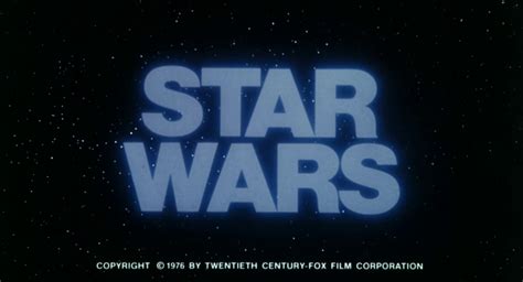 Star Wars Opening Crawl And Titles Fonts In Use