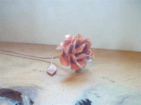 Copper Rose 15th Wedding Anniversary 7th Anniversary Valentine Love