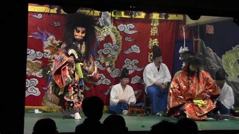 石見神楽 佐野神楽社中 熊襲 - YouTube