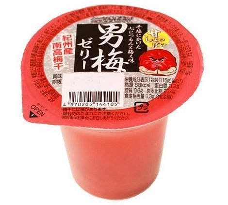 カップデザート「男梅ゼリー」発売、紀州南高梅「しそ漬梅」がまるまる1粒、本格的な梅干し味 | 食品産業新聞社ニュースWEB