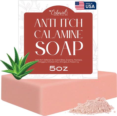 Amazon.com : Calamine Soap Bar – All Natural Instant Itch Relief – Calming Calamine Soap for