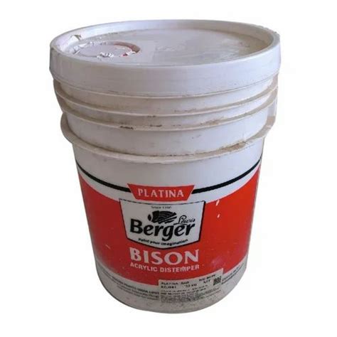 Kg Berger Lewis Bison Acrylic Distemper At Rs Bucket Distemper