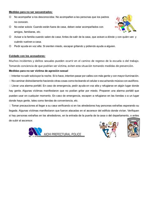Pasemos un fin e inicio de año respetando las reglas - Policía de Aichi