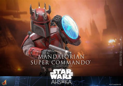 Hot Toys Star Wars Ahsoka 1 6th Scale Mandalorian Super Commando