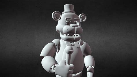 Freddy from FNAF with coin base by Jacob Hamm | Download free STL model | Printables.com