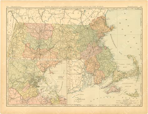 Massachusetts 1894 Wardmaps Llc