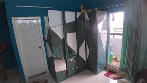 Pre Laminated Plywood Trendy Wooden Wardrobe More Than 3 Doors At Rs