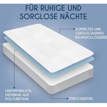 Matratzenschoner 120x200 Wasserdicht Dreamzie Oeko TEX Und Made In EU