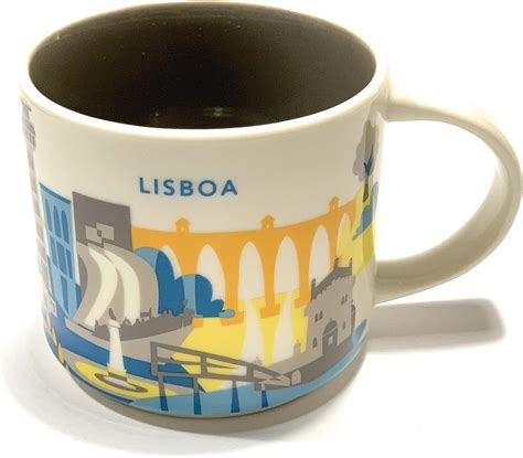 Amazon Starbucks City Mug You Are Here Collection Lisboa Lisbon