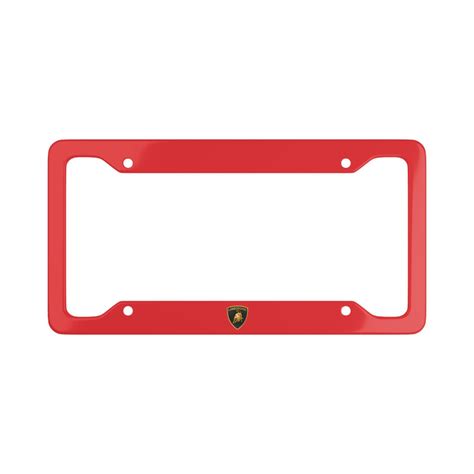 Red Lamborghini License Plate Frame™ – Car Lovers World