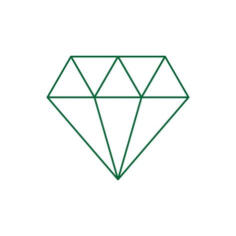 Green Diamond Game Item 32421066 Vector Art at Vecteezy