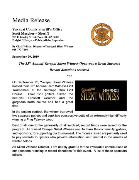 Public Safety Records and Mugshots in Yavapai County