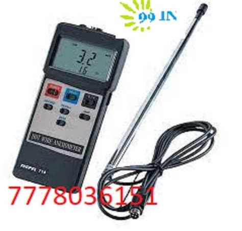 Plastic Black Hot Wire Anemometer Am 4204 Lutron For Industrial 1 1 D Full Scale At
