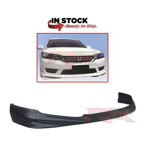 Honda Accord Ninth Generation 2014 Mdl Style Front Skirt Skirting Bumper Lower Lip Spoiler