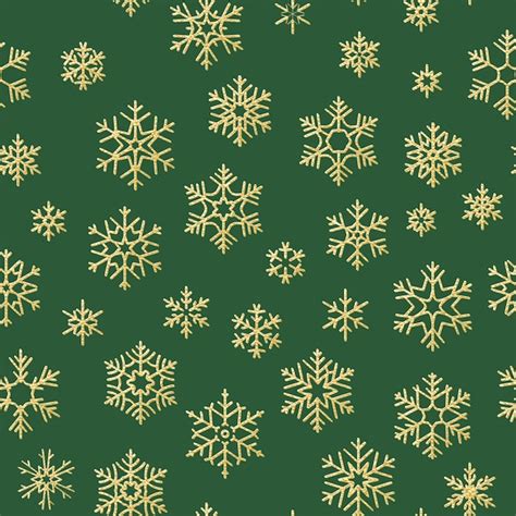 Premium Vector Seamless Holiday Texture Christmas Pattern With Gold