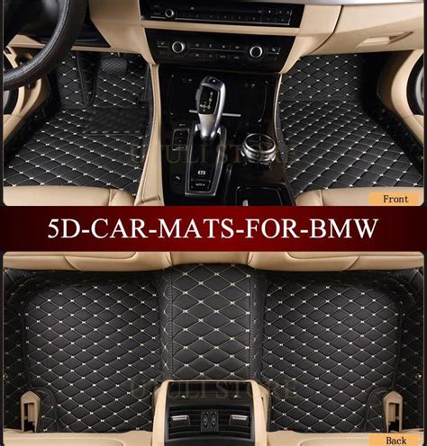 Leather Car Floor Mat Carpet Rug For BMW X1 X3 X4 X5 X6 Z4 320i 330i