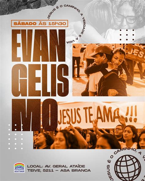 Evangelismo Church Poster Design Christian Graphic Design Church