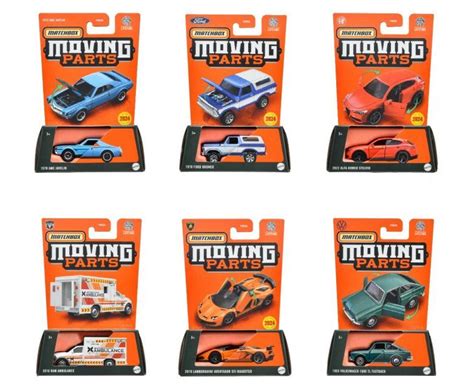 Matchbox Moving Parts Mix L 6種8台セット 仮予約受付 2024年4月下旬発売予定 ホットウィール通販専門店