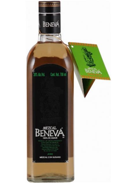 Мескаль Beneva Joven Mezcal con Gusano de Maguey 0 7 л цена отзывы