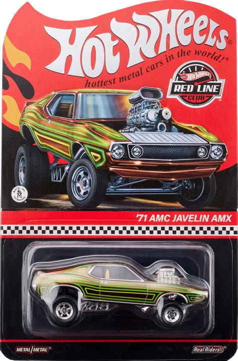 71 Amc Javelin Amx 2024 Hot Wheels Red Line Club