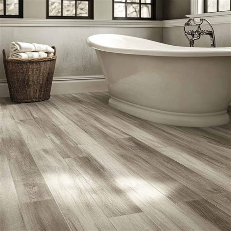 stylish bathroom flooring ideas   durable  chic