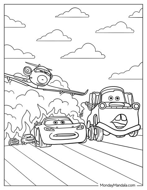 disney cars coloring sheets 1