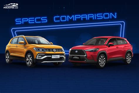 2021 Volkswagen T-Cross vs Toyota Corolla Cross Comparison: Spec Sheet ...