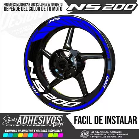 Calcomanias Reflectivas Para Rin De Moto Pulsar Ns En Venta En