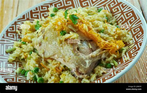 Mughlai Chicken Pulaonorth Indian Dish Stock Photo Alamy