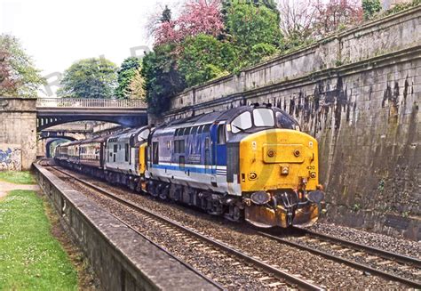 Rail Photoprints Class 37 4 37420 37402 Bath 010599 Jc273