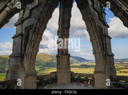 The Wallace Monument And The Ochil Hills From Stirling Castle