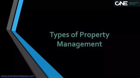 Ppt Types Of Property Management Powerpoint Presentation Free