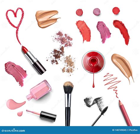 Make Up Beauty Lipstick Nail Polish Liquid Powder Mascara Pencil Stock
