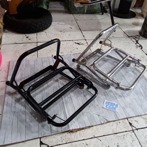 Jual Backrack Madrid Vespa Rak Belakang Vespa Px Excel Super Sprint