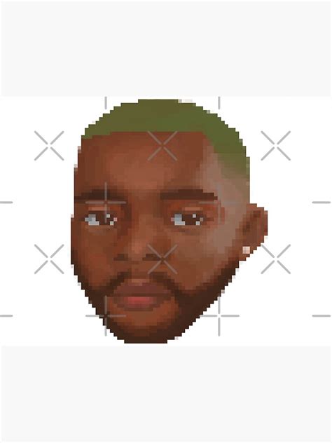 Frank Ocean Blonde Pixel Art Art Print By Lianalianaliana Redbubble