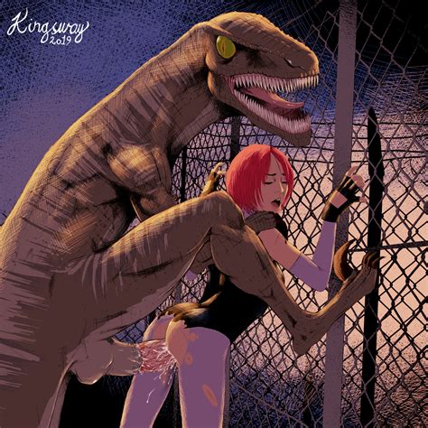 Dino Crisis Regina Vs Velociraptor By Kingsway Hentai Foundry