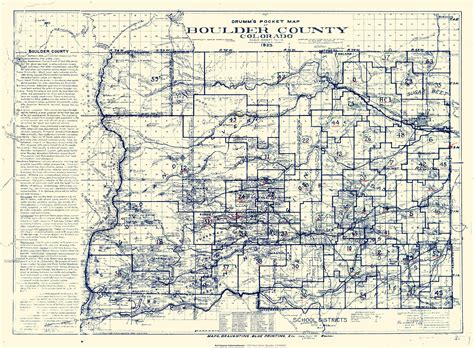 Map Of Boulder County Colorado Colorado Boulder County Trails And