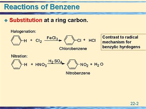 chapter  reaction  benzene   derivatives