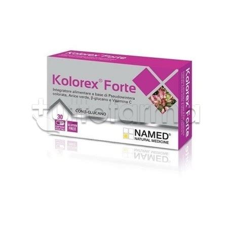 Named Kolorex Forte Integratore per Candida 30 Capsule - TuttoFarma