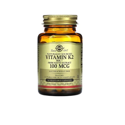 Solgar Vitamina K2 100 Mcg 50 Cápsulas Vegetales Solgar